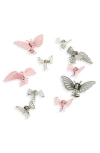 CAPELLI NEW YORK SET OF 10 BUTTERFLY CLIPS