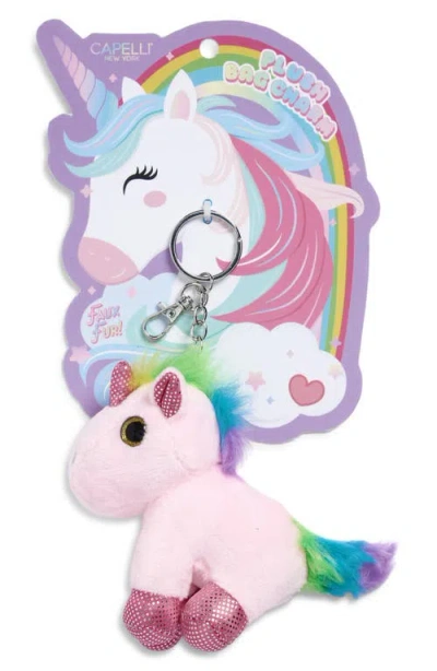 Capelli New York Kids'  Unicorn Bag Charm In Pink