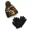 Capelli Of N.y. Little & Big Kid Boys 2-pc. Camouflage Cold Weather Set In Green