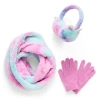 Capelli Of N.y. Little & Big Kid Girls 3-pc. Tie Dye Cold Weather Set In Multi