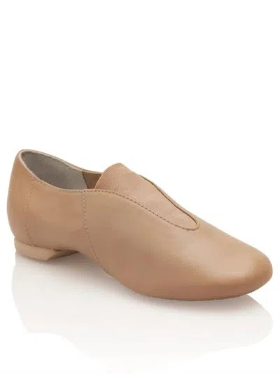 Capezio Adult Show Stopper Jazz Shoe In Caramel In Brown