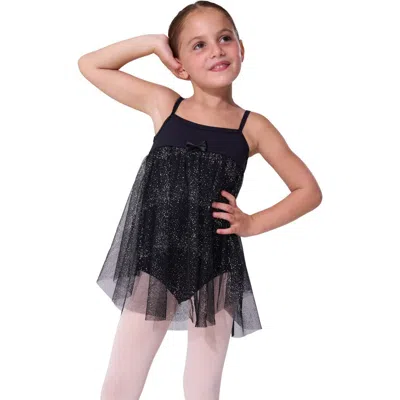 Capezio Kids'  Baby Doll Ballet Dress Glitter In Black
