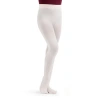Capezio Big Girls Studio Basics Footed Tights In White