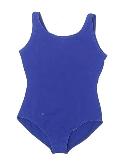 Pre-owned Capezio Bodysuit In Blue