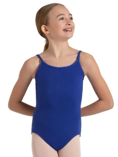 Capezio Kids'  Camisole Leotard W/ Adjustable Straps In Blue