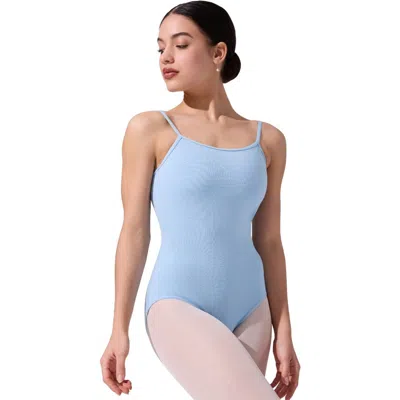 Capezio Camisole Leotard W/ Adjustable Straps In Blue