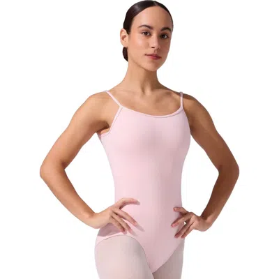 Capezio Camisole Leotard W/ Adjustable Straps In Pink