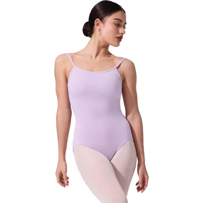 Capezio Camisole Leotard W/ Adjustable Straps In Purple