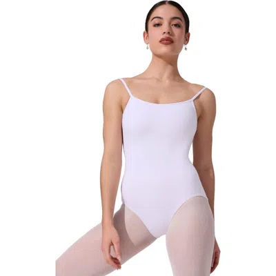 Capezio Camisole Leotard W/ Adjustable Straps In White
