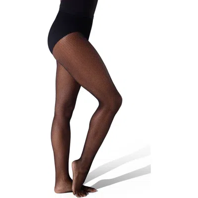 Capezio Classic Fishnet Seamless Tight In Black