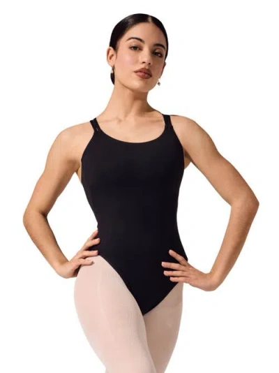 Capezio Double Strap Camisole Leotard In Black