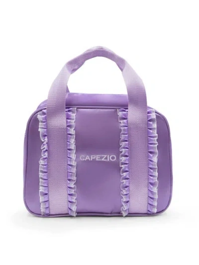 Capezio Eloise Ruffle Dance Bag In Purple