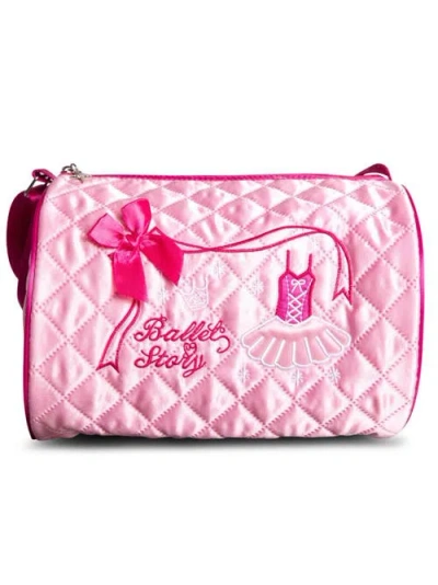 Capezio Embroidered Barrel Bag In Blue