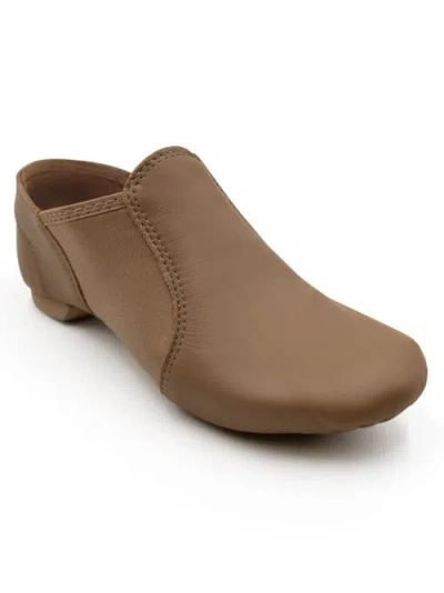Capezio E-series Jazz Slip On | Caramel In Medium Brown