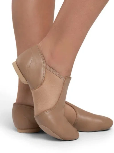 Capezio Kids'  E-series Jazz Slip On In Medium Brown