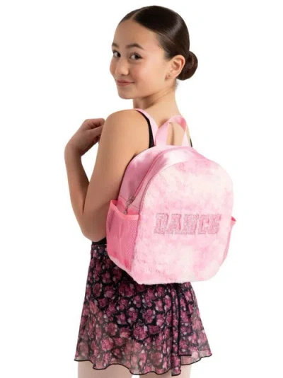 Capezio Faux Fur Dance Backpack In Pattern