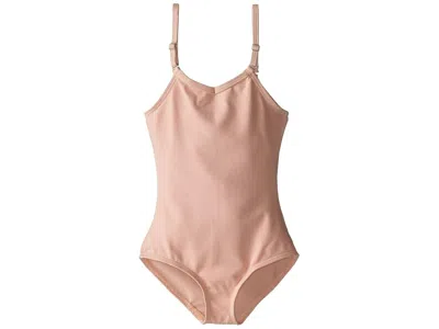Capezio Kids' Girls' Camisole Leotard With Adjustable Straps Jumpsuit & Rompers One Piece Ballet Pink: 6-8, Spande In Brown