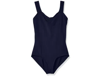 Capezio Kids' Girls Classic Princess Tank Top Leotard Jumpsuit & Rompers One Piece Navy: Medium, Cotton/spandex In Blue