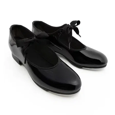 Capezio Babies' Girls Jr. Tyette Tap Shoes In Black