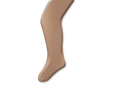 Capezio Kids' Girls' Studio Basic Tight Casual Pants Light Suntan, Spandex/nylon In Brown