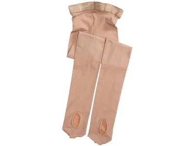 Capezio Kids' Girls' Ultra Soft Transition Tight Women's Casual Pants Light Suntan, Nylon/spandex In Brown