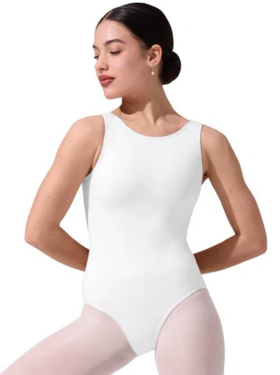 Capezio High-neck Tank Leotard In White