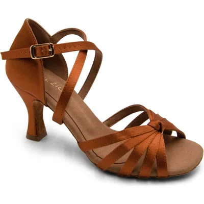 Capezio Julia 2.5 Inch Ballroom Shoe In Brown