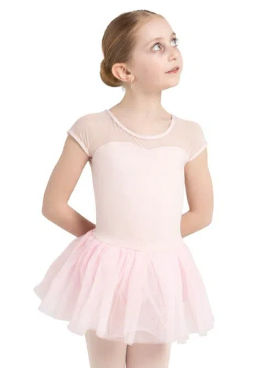 Capezio Kids'  Keyhole Back Tutu Dress In Pink