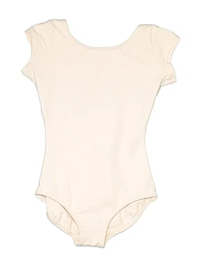 Pre-owned Capezio Kids' Leotard In Ivory