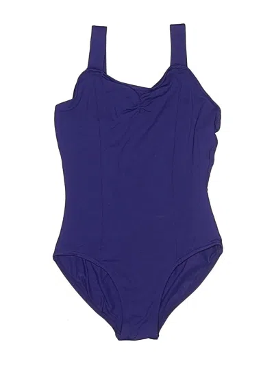 Pre-owned Capezio Kids' Leotard In Purple