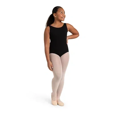 Capezio Kids' Little & Big Girls Sleeveless Tank Leotard In Black