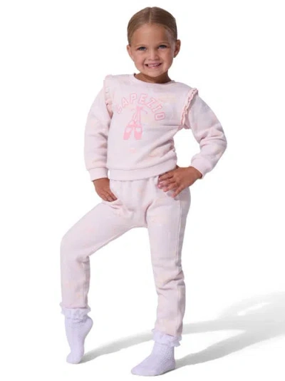Capezio Kids'  Little Dancer Sweatshirt In Pink