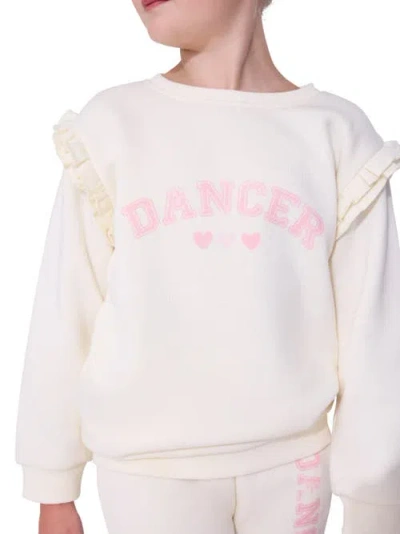 Capezio Kids'  Little Dancer Sweatshirt In White
