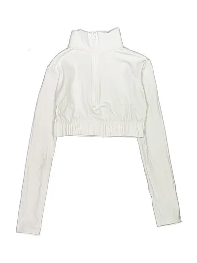 Pre-owned Capezio Kids' Long Sleeve Turtleneck In Ivory