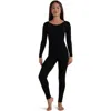 Capezio Long Sleeve Unitard In Black