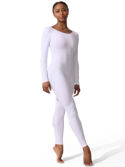 Capezio Long Sleeve Unitard In White