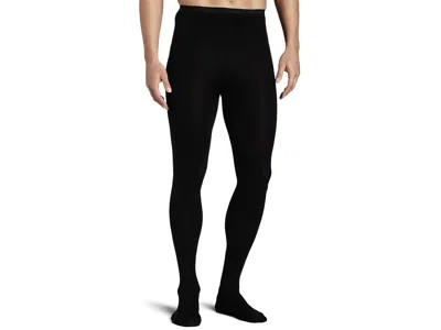 Capezio Men's Knit Footed Tights Men's Clothing Black: Md, Spandex/nylon