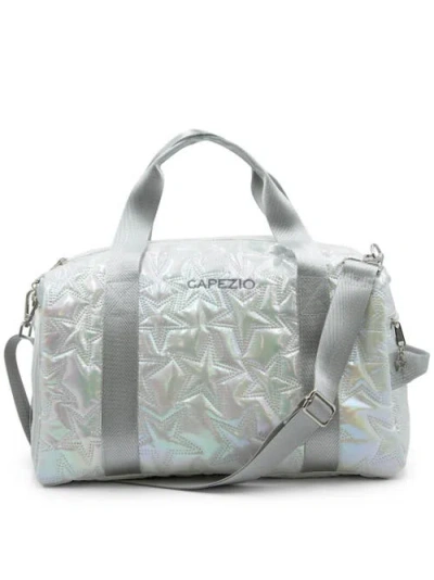 Capezio Metallic Star Travel Duffle In Pink