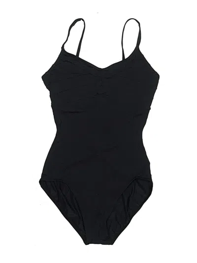 Pre-owned Capezio One Piece Swimsuit In Black
