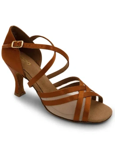 Capezio Paola 2.5 Inch Ballroom Shoe In Brown