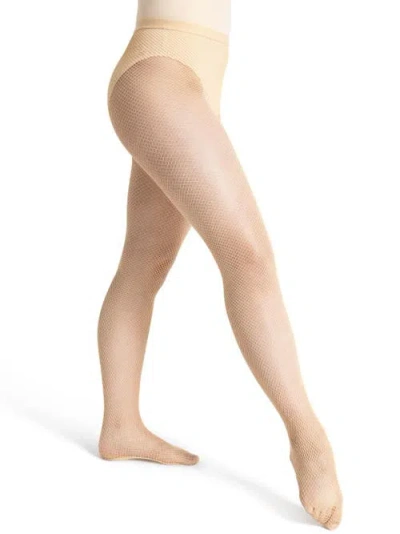 Capezio Professional Fishnet Seamless Tight In Neutral
