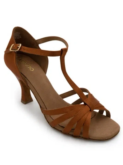 Capezio Sara 2.5 Inch Ballroom Shoe In Brown