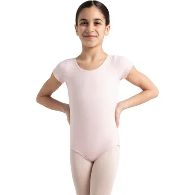 Capezio Kids'  Short Sleeve Leotard In Gold
