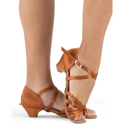 Capezio Silvia 1.25 Inch Ballroom Shoe In Brown