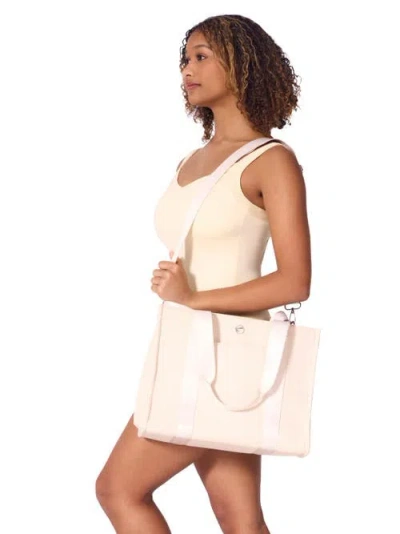 Capezio Soho Canvas Tote Bag In White