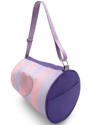 Capezio Kids'  Sparkle Duffle Bag In Purple