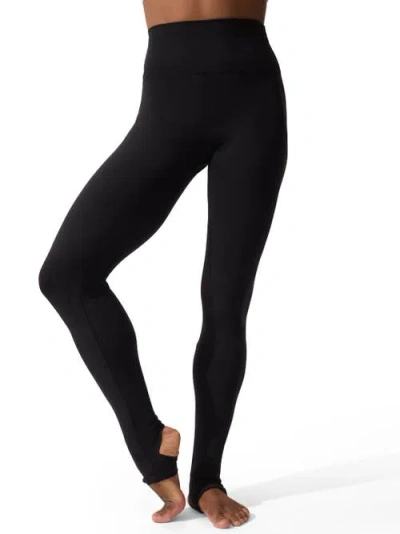 Capezio Stirrup Leggings In Black