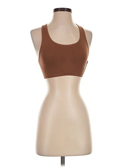 Capezio Tank Top Brown Halter Neckline Tops