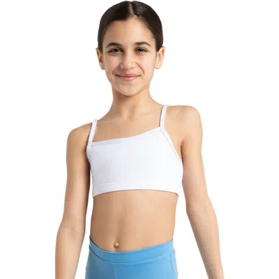 Capezio Kids'  Team Basics Camisole Bra Top In White