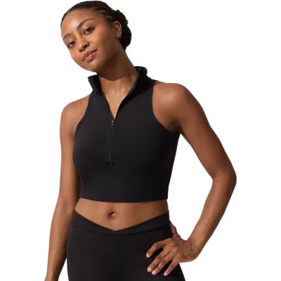 Capezio Team Basics Mock Neck Top In Black